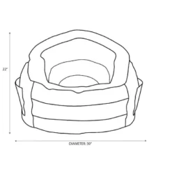 Settle In Kids’ Bean Bag Chair - Pillowfort™ -Hange Furni Store GUEST 0122a36e 4378 4f90 8b01 f92abecc69e0