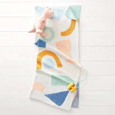 48"x58" Knit Kids' Throw Shapes Cream - Pillowfort™ 48"x58" Knit Kids' Throw Shapes Cream - Pillowfort™ -Hange Furni Store GUEST 05d7a5c7 4c3a 4cef baab e9e25150c065