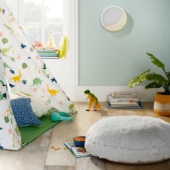 Faux Fur Floor Kids' Pillow Gray - Pillowfort™ -Hange Furni Store GUEST 0b7d6743 64af 48fd 82a5 5fa6159b563c