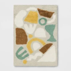 Eclectic Shapes Area Kids' Rug Pink/Mint - Pillowfort™ -Hange Furni Store GUEST 138b3265 b3b1 4fb2 9a9e 1205dc0951d2