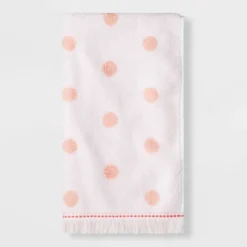 Dot Kids’ Towel Pink With SILVADUR™ Antimicrobial Technology - Pillowfort™ -Hange Furni Store GUEST 1a8277cf 8bb9 4467 be40 518301186c71