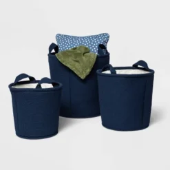Waffle Kids' Storage Basket Navy - Pillowfort™ -Hange Furni Store GUEST 1af4806b 75d0 4b13 b1c7 f78d273d37d5