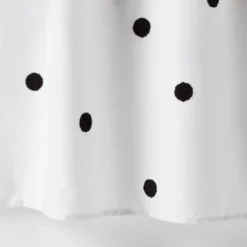 Dot Textured Kids' Shower Curtain Black - Pillowfort™ -Hange Furni Store GUEST 1edc9ee2 cfa5 4ea5 a78a 62d82900619f