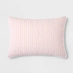 Chambray Striped Kids' Sham - Pillowfort™ -Hange Furni Store GUEST 26204b23 d92f 4768 87ef e5228358f247