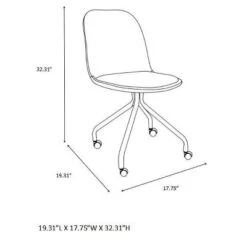 Rolling Kids' Desk Chair - Pillowfort™ -Hange Furni Store GUEST 27574ef6 4fe2 441b a05d eb4e7640fdfb