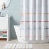 Multi Striped With Tassels Kids' Shower Curtain - Pillowfort™ -Hange Furni Store GUEST 3c7c4b25 3f07 4094 831d 9940351d4413