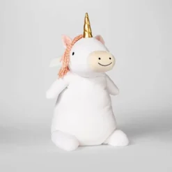Unicorn Weighted Plush Kids' Throw Pillow White/Blush - Pillowfort™ -Hange Furni Store GUEST 3dd547d8 4878 4691 ac22 a59e059bd141