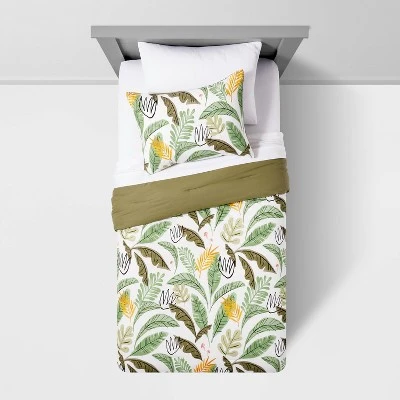 Botanical Garden Cotton Kids' Comforter Set Green - Pillowfort™ Botanical Garden Cotton Kids' Comforter Set Green - Pillowfort™ -Hange Furni Store GUEST 4aea8427 8397 462e 86d3 3547455ea56e