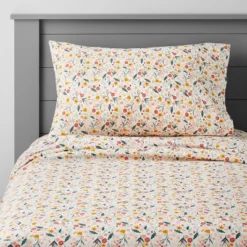 In The Garden Cotton Kids' Sheet Set - Pillowfort™ -Hange Furni Store GUEST 6050ac4d 34de 4c22 ba63 c5bf3449eb9a