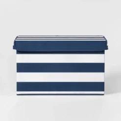 Large Rectangle Kids' Storage Striped Bin - Pillowfort™ -Hange Furni Store GUEST 60f7c8e4 10fb 42e1 b00b 0fbb1835ed86