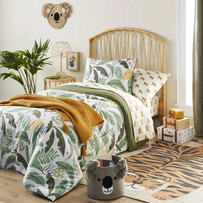 Botanical Garden Cotton Kids' Comforter Set Green - Pillowfort™ Botanical Garden Cotton Kids' Comforter Set Green - Pillowfort™ -Hange Furni Store GUEST 64ab9aeb 410c 4a12 9a31 ee15f315b726 2
