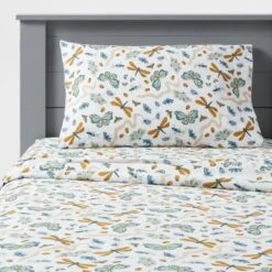 Insect Print Cotton Kids' Sheet Set - Pillowfort™ -Hange Furni Store GUEST 6dd65253 3256 4c8d be92 1bf10f587fe1