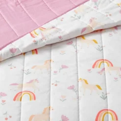 Kids' Quilt Unicorn Light Purple - Pillowfort™ -Hange Furni Store GUEST 6fc626cb 4d97 41f0 b1c8 1c5d688b9884