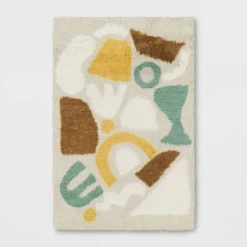 Eclectic Shapes Area Kids' Rug Pink/Mint - Pillowfort™ -Hange Furni Store GUEST 7210e1ed d2a5 4c76 b8d1 8f7017c881a2