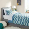 Checkers Kids' Duvet Cover Teal Blue - Pillowfort™ -Hange Furni Store GUEST 74cfe7b7 0a65 4757 a253 04046c7168b9