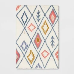 Mesa Area Kids' Rug Pink/Blue - Pillowfort™ -Hange Furni Store GUEST 77c9d21e 0b5c 492a 9cc1 25b15f9df097