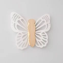 Butterfly Wood Lit Kids' Wall Decor Cream - Pillowfort™ -Hange Furni Store GUEST 7b038660 261a 42af 8baa 03a5b9a54a2c
