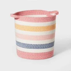 Striped Coiled Rope Kids' Storage Bin - Pillowfort™ -Hange Furni Store GUEST 80881529 d51b 4276 9202 2ce79d31daa0
