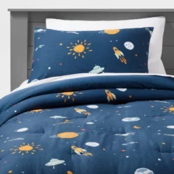 Space Cotton Kids' Comforter Set Navy - Pillowfort™ 6 Space Cotton Kids' Comforter Set Navy - Pillowfort™ -Hange Furni Store GUEST 8336978e ac9a 4e56 ba2a 8d32ddca34a7