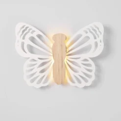 Butterfly Wood Lit Kids' Wall Decor Cream - Pillowfort™ -Hange Furni Store GUEST 854d9d30 8784 44c0 8ca3 55d8d9c0bc7f