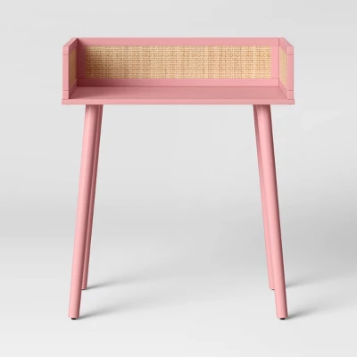 Rattan and Wood Kids' Desk Pink - Pillowfort™ Rattan And Wood Kids' Desk Pink - Pillowfort™ -Hange Furni Store GUEST 87ae99d1 f8bf 4571 8897 6d034c3d46ce