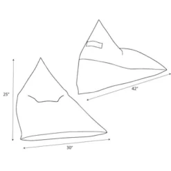 Triangle Lounge Kids’ Chair - Pillowfort™ -Hange Furni Store GUEST 8a0c4c85 7960 4d15 b36c b9e388edfa05