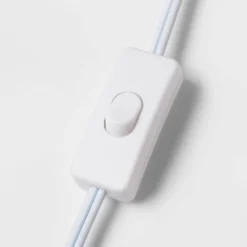 Rattan Tulip Cylinder Bedside Kids' Lamp - Pillowfort™ -Hange Furni Store GUEST 8ae75a37 11ac 4758 aaa9 42341bdb4492