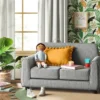 Upholstered Kids' Sofa Gray - Pillowfort™ -Hange Furni Store GUEST 916f74db 27a9 444c 94f1 651e6c99f317