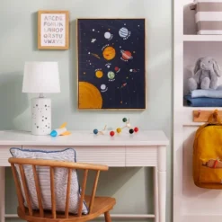 2-in-1 Starry Kids' Table Lamp White - Pillowfortâ˘