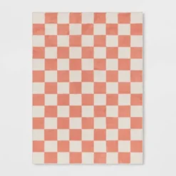 Checker Kids' Rug Pink - Pillowfort™ -Hange Furni Store GUEST 9e7f51d7 a34e 4663 9248 70da6b750767