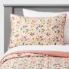 Floral Cotton Reversible Kids' Sham - Pillowfort™ -Hange Furni Store GUEST 9efb3a0d 6585 4343 b84c 9b7cfbed16a8