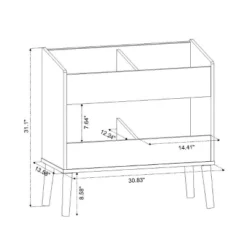 Modern Two Shelf Toy Kids' Bin White - Pillowfort™ -Hange Furni Store GUEST a513d7df 5c70 4fb6 90e1 444d6b09cebc