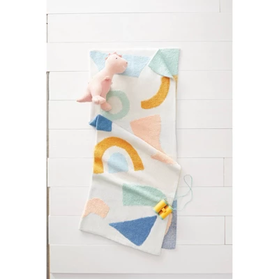 48"x58" Knit Kids' Throw Shapes Cream - Pillowfort™ 48"x58" Knit Kids' Throw Shapes Cream - Pillowfort™ -Hange Furni Store GUEST aec52283 9762 4a55 be31 aab568ad8269