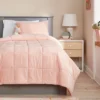 Twin Kids' Comforter Set Windowpane Velvet Pink - Pillowfort™ -Hange Furni Store GUEST af82cb64 14dd 4fb2 ab4b 3bd207c101cd 1