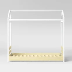 Twin House Kids' Bed White - Pillowfort™