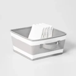 Canvas Striped Kids' Bin - Pillowfortâ˘