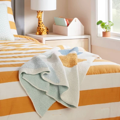 48"x58" Knit Kids' Throw Shapes Cream - Pillowfort™ 48"x58" Knit Kids' Throw Shapes Cream - Pillowfort™ -Hange Furni Store GUEST d6cc894b 37fc 456f bbb6 109eb335a8da