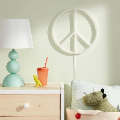 Peace Neon Kids' Wall Decor - Pillowfort™ Peace Neon Kids' Wall Decor - Pillowfort™ -Hange Furni Store GUEST da63c2a1 c13f 4f59 bca7 08a1c02ffbdb