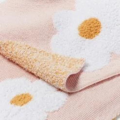 48"x58" Knit Kids' Throw Daisy Pink - Pillowfort™ -Hange Furni Store GUEST da9aee6f 17d4 447b a542 6d2a1cf15a57