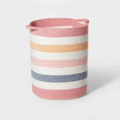 Striped Coiled Rope Kids' Storage Bin - Pillowfort™ -Hange Furni Store GUEST eaec7bab 4cac 406d 83bf c814e15226a9
