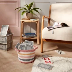 Striped Coiled Rope Kids' Storage Bin - Pillowfort™ -Hange Furni Store GUEST f34aa5dc 5c04 4334 a97a 7f1abceb89ea