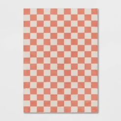 Checker Kids' Rug Pink - Pillowfort™ -Hange Furni Store GUEST f7e878be dc7f 4252 9df5 545591570dcc