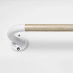 Blackout Kids' Curtain Rod Natural Wood/White - Pillowfort™ -Hange Furni Store GUEST f86642de ab77 44ee b93d 8b481a4f4a58