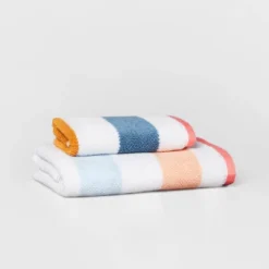 Striped Kids’ Towel With SILVADUR™ Antimicrobial Technology - Pillowfort™ -Hange Furni Store GUEST fabda123 5e65 422b 9285 e2292cc17f70